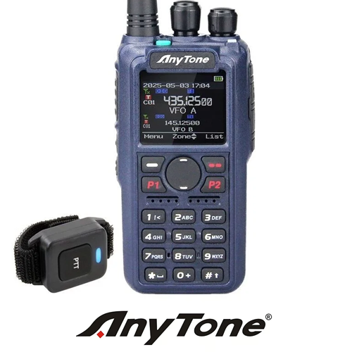 Anytone AT-D890UV Çok Protokollü Dijital ve Analog Dual Band El Telsizi (Türkçe Menü)